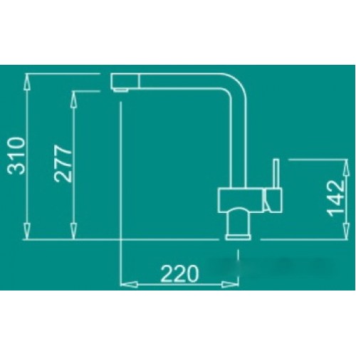 Смеситель Elleci Stream M79 Aluminium