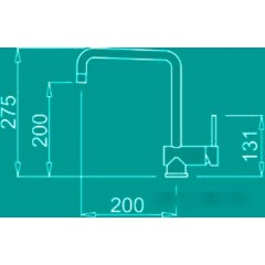 Смеситель Elleci Senna G52 Bianco Pietra