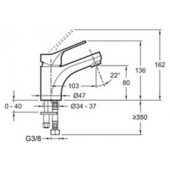 Смеситель Jacob Delafon Brive E75762-CP