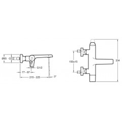 Смеситель Jacob Delafon Avid E97369-CP