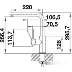 Смеситель Blanco Lanora 523122