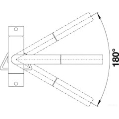 Смеситель Blanco Fontas-S II 525207 (темная скала)