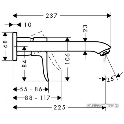 Смеситель Hansgrohe Metris 31086000