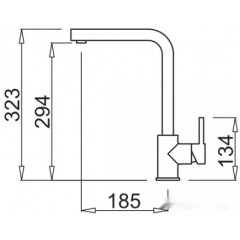 Смеситель Elleci Trail M73 Titanium