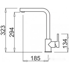 Смеситель Elleci Trail G43 Tortora
