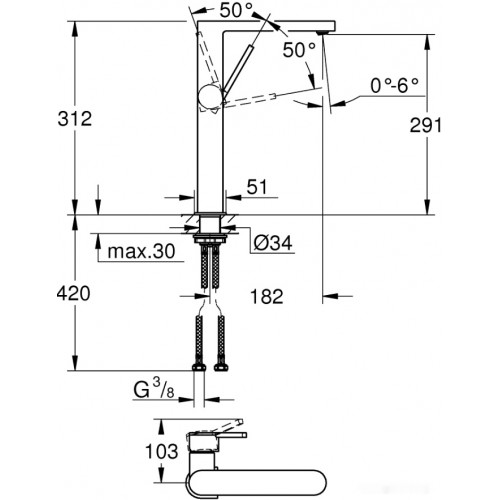 Смеситель Grohe Plus 32618003