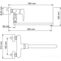 Смеситель Wasserkraft Vils 5602L
