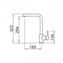 Смеситель Elleci Trail G59 Antracite