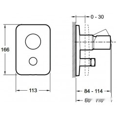 Смеситель Jacob Delafon Toobi E98719-CP