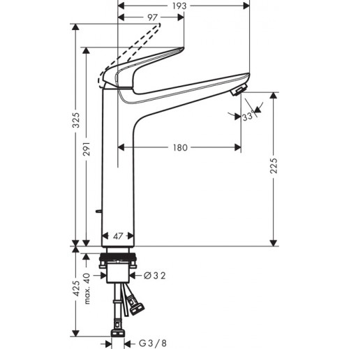 Смеситель Hansgrohe Novus 71123000