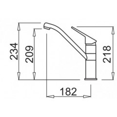 Смеситель Elleci Teseo G51 Avena