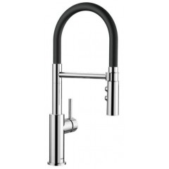 Смеситель Blanco Catris-S Flexo (Black/Chrome)