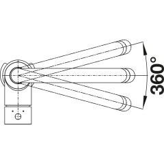 Смеситель Blanco Mida-S Silgranit (черный)