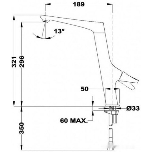 Смеситель Teka SN 915 хром