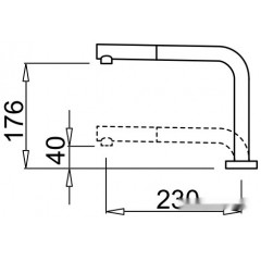 Смеситель Elleci Tevere Cromato