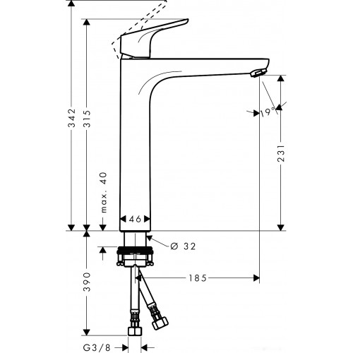 Смеситель Hansgrohe Focus 31532000