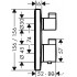 Смеситель Hansgrohe Ecostat Square 15714000