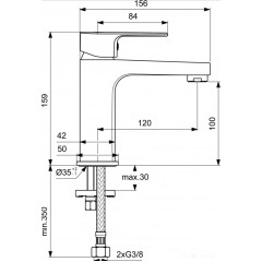 Смеситель Ideal Standard Cerafine D BC553AA