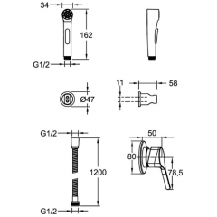 Смеситель Jacob Delafon Elate E24610-CP