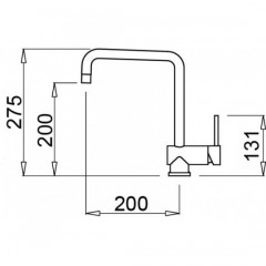 Смеситель Elleci Senna Nero G40