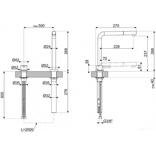 Смеситель Smeg MTD5CR