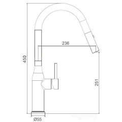 Смеситель Gappo G4398-41