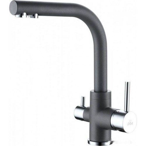 Смеситель Paulmark Essen Es213011-402 (серый металлик)