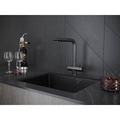 Смеситель Paulmark Skalen Sk213020-GM (вороненая сталь)