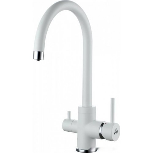 Смеситель Paulmark Essen Es213211-431 (белый матовый)