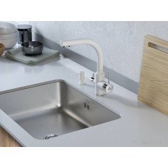 Смеситель Paulmark Essen Es213011-431 (белый матовый)