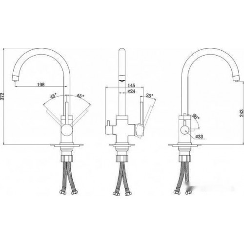 Смеситель Paulmark Essen Es213211-BR (бронза)