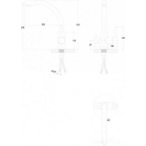 Смеситель Paulmark Essen Es213001-BR (бронза)