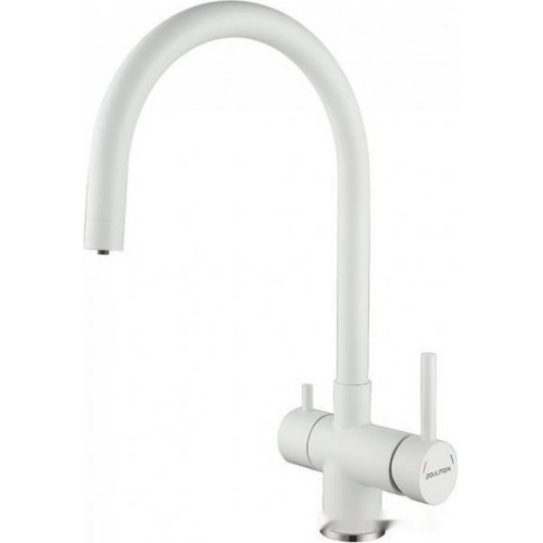 Смеситель Paulmark Heller He213218-431 (матовый белый)