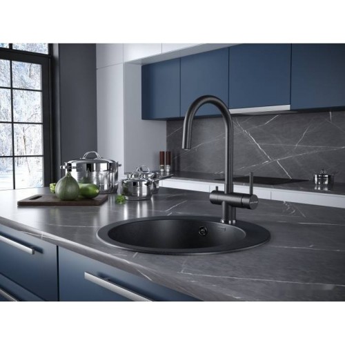 Смеситель Paulmark Heller He213218-418 (черный металлик)