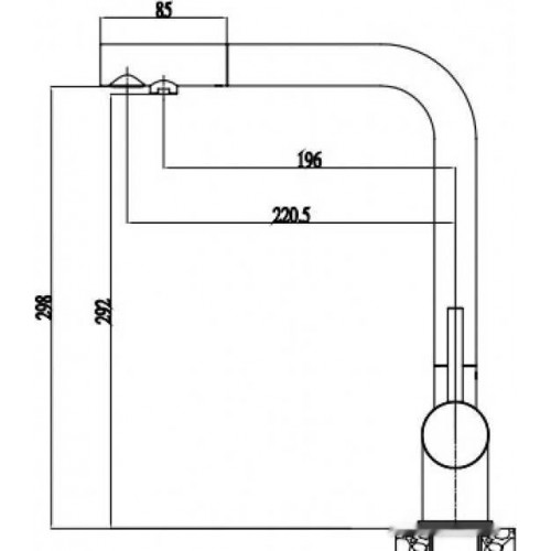 Смеситель Paulmark Skalen Sk213020-431 (белый матовый)