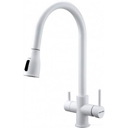 Смеситель Paulmark Lange La214212-431 (белый матовый)