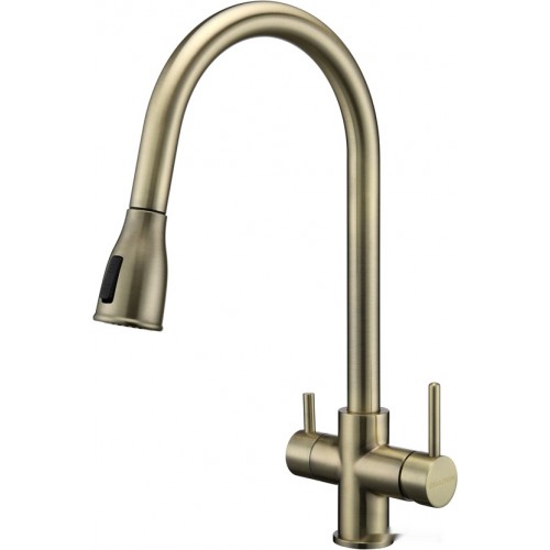 Смеситель Paulmark Lange La214212-BR (бронза)