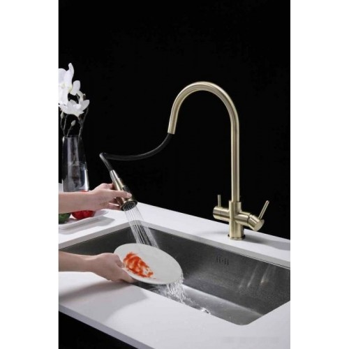 Смеситель Paulmark Lange La214212-BR (бронза)