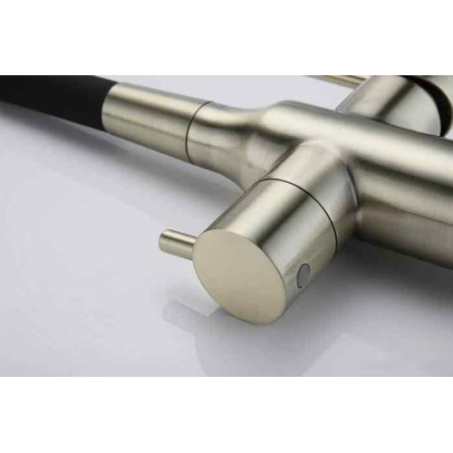 Смеситель Paulmark Salix Sa213419-BR (черный/бронза)