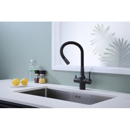 Смеситель Paulmark Salix Sa213419-418 (черный/антрацит)