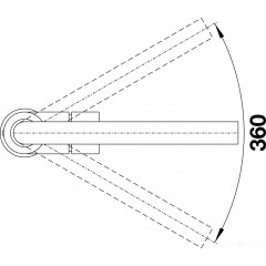 Смеситель Blanco Mila 526778 (черный матовый)