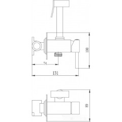 Смеситель Haiba HB5512 (хром)
