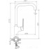 Смеситель Haiba HB70533-3 (серый)