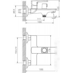 Смеситель Haiba HB60176 (хром)