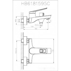 Смеситель Haiba HB60595 (хром)