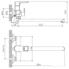 Смеситель Haiba HB22176