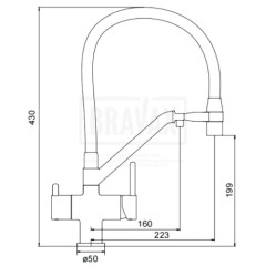 Смеситель Gappo G4398-86 черный