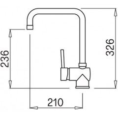 Смеситель Elleci Senna G68 Bianco