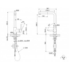 Смеситель Smeg MID1MN