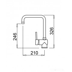 Смеситель Elleci Senna G40 Nero